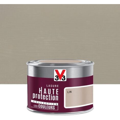 V33 Lasure V33 HP LES COULEURS 8 ans lin satiné 0.125 L