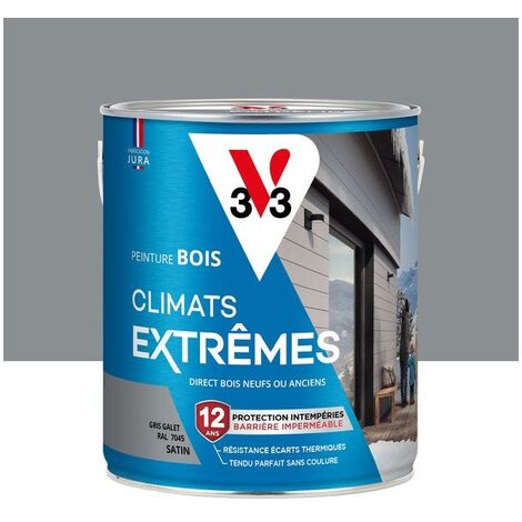 Peinture Bois Climats Extrêmes 5L (coloris et finition au choix) V33 - plusieurs modèles disponibles