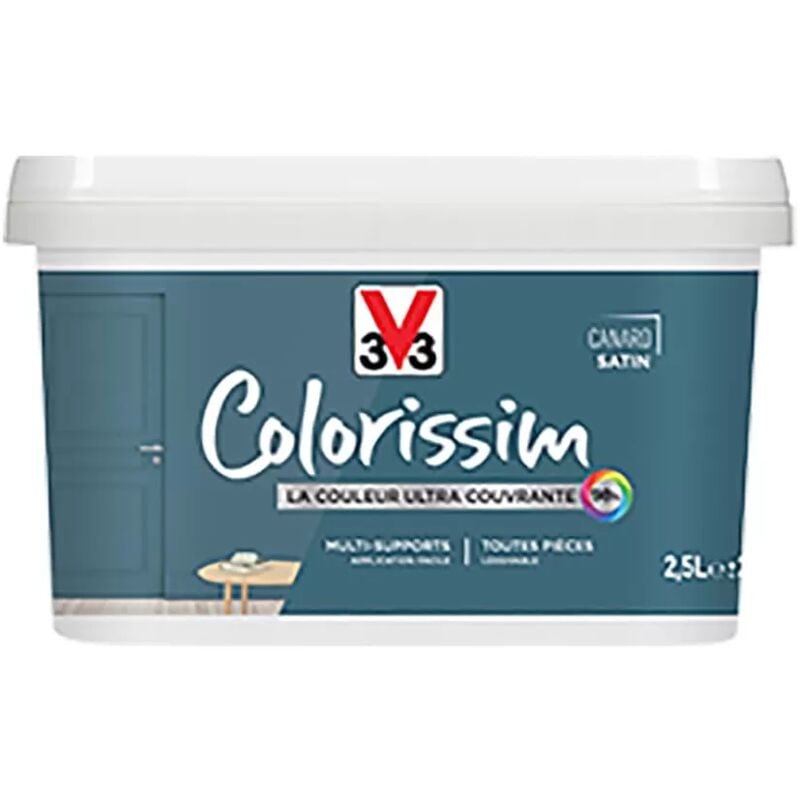 Peinture Multi-supports V33 Colorissim Satin Canard 2,5 L