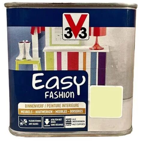 V33 Peinture Easy Fashion Citronnelle Satin 0,5 L