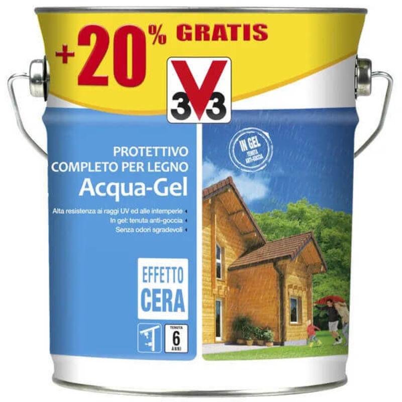 V33 Protettivo Completo Expert Vernice ad Acqua per Legno Finestre