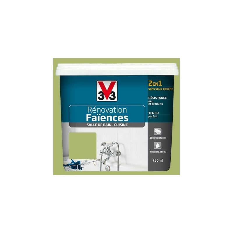 V33 - Rénovation Faïences Absinthe Satin 0,75 l - Absinthe