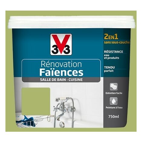 V33 Rénovation Faïences Absinthe Satin 0,75 L