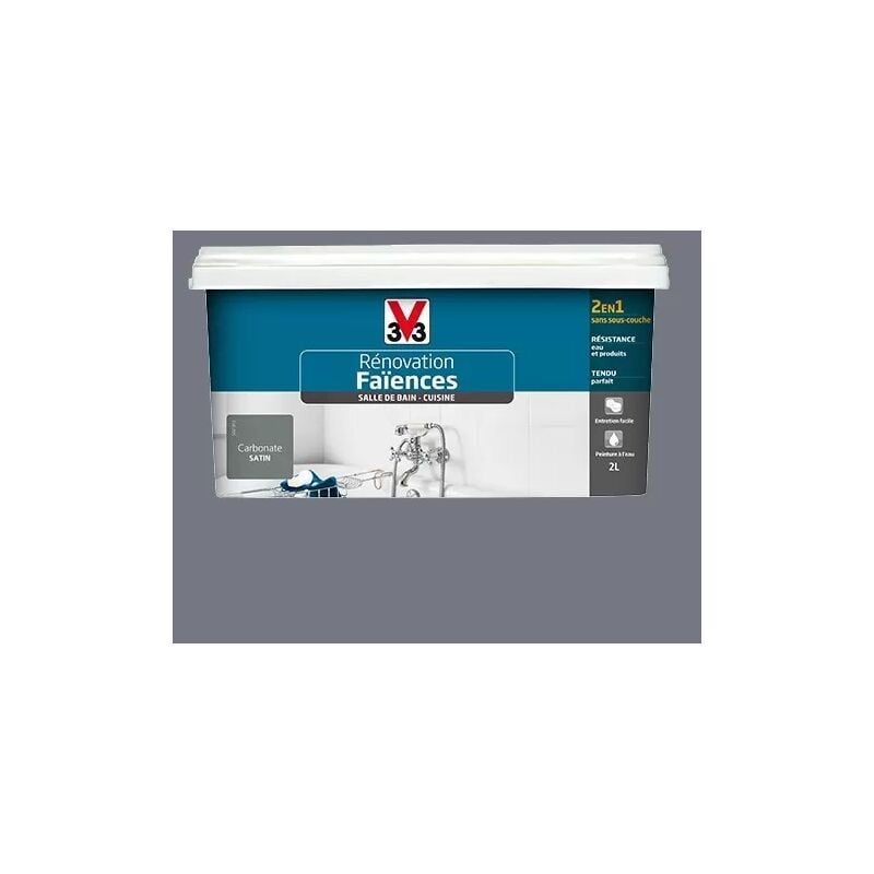 V33 - Rénovation Faïences Carbonate Satin 2 l