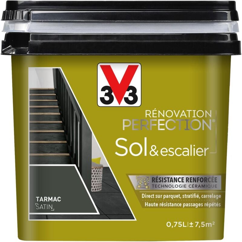 V33 - Peinture sols & escaliers Rénovation perfection® Tarmac satin 0,75L