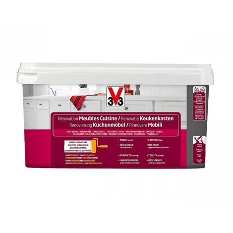 V33  RINNOVARE MOBILI SMALTO SESAMO SATINATO 2,0 LT