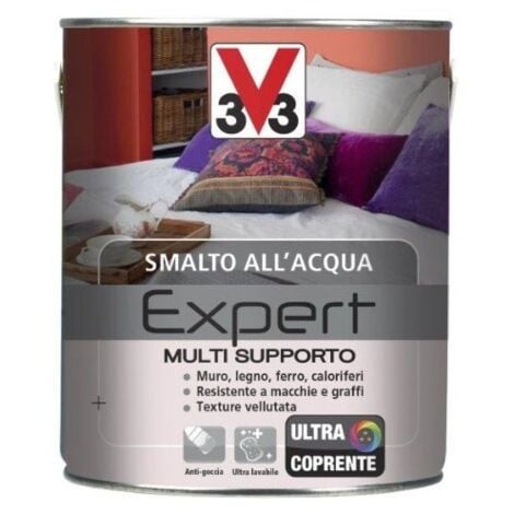 V33 - SMALTO ALL'ACQUA EXPERT MULTISUPPORTO MARRONE TESTA DI MORO 2,5L