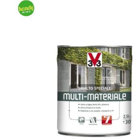 V33-  SMALTO MULTIMATERIALE 4 IN 1 LT 2,50 VERDE SATINATO RAL 6005