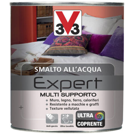 V33 SMALTO MULTISUPPORTO EXPERT GRIGIO ANTRACITE 0,5L- 1,0 pz