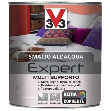V33 SMALTO MULTISUPPORTO EXPERT NERO OPACO 0,5L