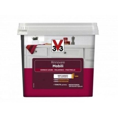 V33 SMALTO RINNOVARE MOBILI COLORE GRIGIO CHIARO SATINATO 0,75 LT