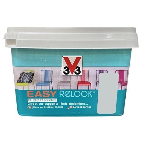 V33 Vernis Easy Relook Gris zen 0,5 L