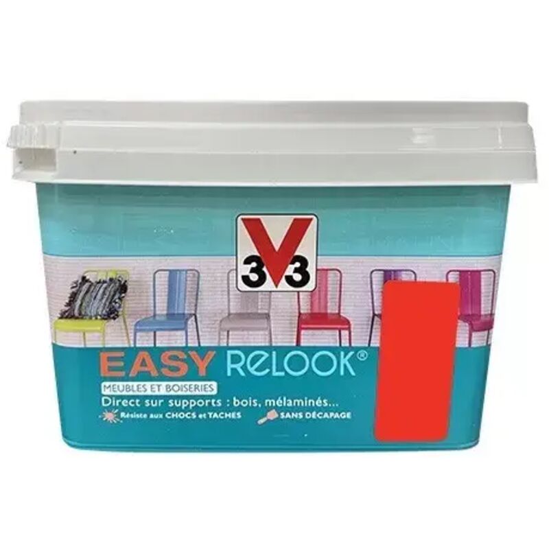 V33 - Vernis Easy Relook Rouge spicy 0,5 l