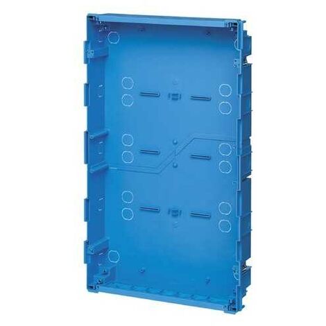 V53772 Boîte encastrée pour centrale 72M pour lecture bleu