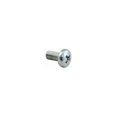 V5X10A.5102 Vis 5X10 Tc+ Zingué Blanc Uni7687 Pièce de Rechange d'Origine NICE V5X10A.5102
