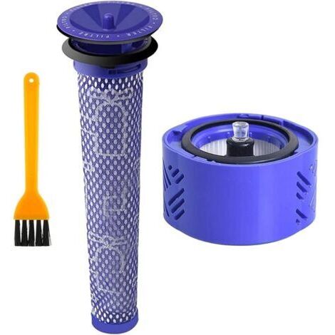 V6 HEPA-Filter & V6 Staubsauger-Vorfilter, Ersatzfilter-Set für Dyson V6 Serie DC58 DC59 DC61 DC62, Staubsaugerzubehör DY-966912-03 (3er-Pack)
