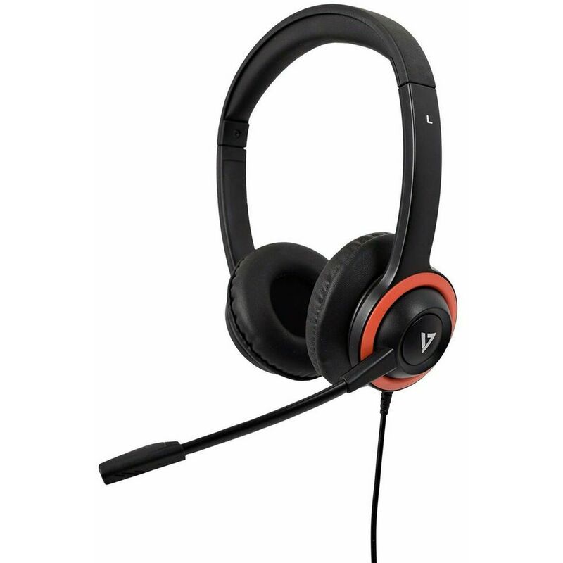 

Auriculares con Micrófono HA530E Negro - V7