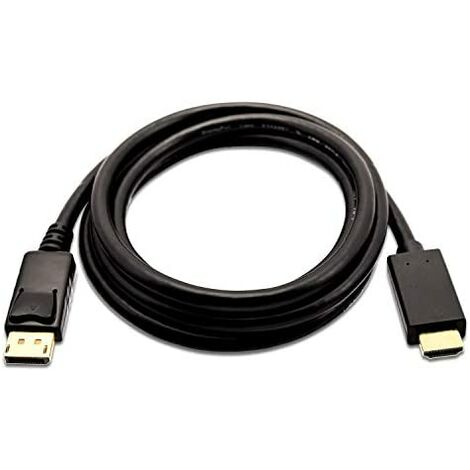 V7 DisplayPort vers HDMI 2m noir - Câbles Displayport (2m, DisplayPort, HDMI, Mâle, Mâle, Cuivre)