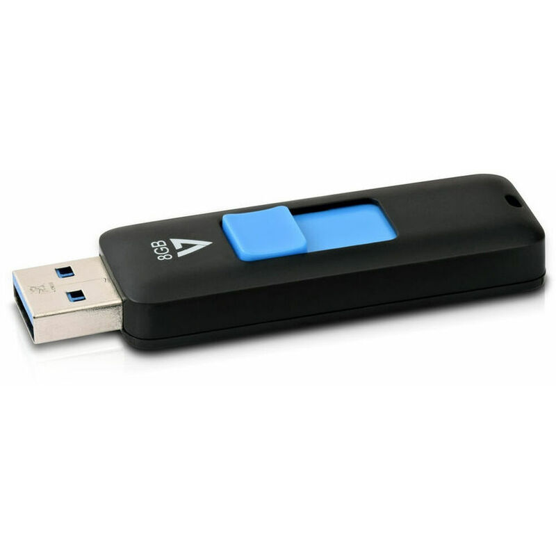 

Pendrive Flash Drive USB 3.0 Azul Azul/Negro 8 GB - V7