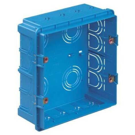 V71318 Caja empotrada rectangular 8M azul