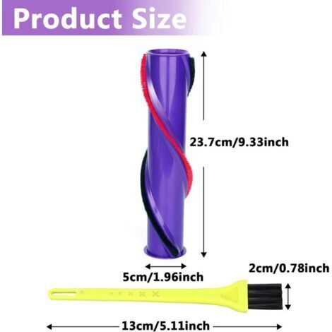 V8 Brosse de Remplacement Rouleau Modèle De Remplacement Accessoires Compatible avec Aspirateur Dyson V8