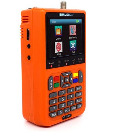 V9 Finder DVB-S/S2 HD Prise en charge de la recherche d'étoiles H.265(Color:Orange)