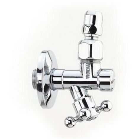 Va Albertoni Robinet sous e'vier avec filtre a' vis 1/2 x 3/8 avec poigne'e de cuvette en laiton robinet de remplacement pour lavabo de salle de bain