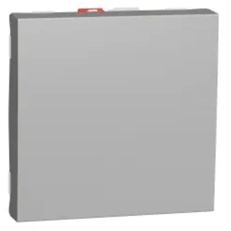 va et vient - 10a - 2 modules - alu - schneider unica nu320330