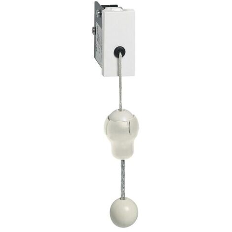 Legrand – Interrupteur va-et-vient à tirette éjectable mosaïque – Design moderne – Pour installation électrique standard – Compatible avec tous les décors