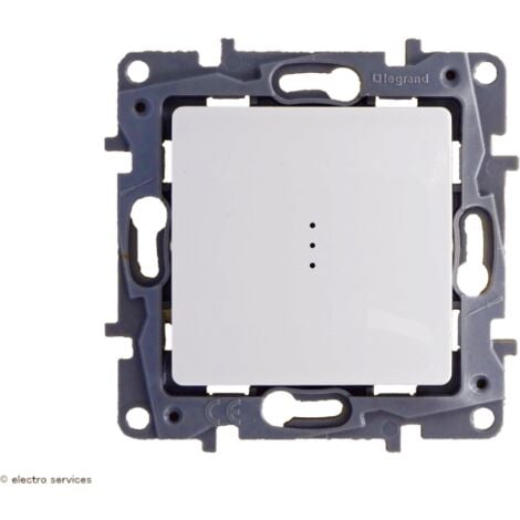 Double Va-Et-Vient Legrand Niloé Finition: Argent