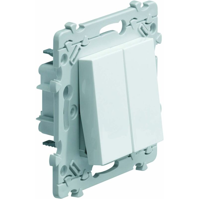 WE040G - Essensya Double interrupteur va et vient a griffes - Hager