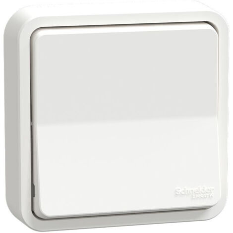 va et vient - encastré - complet - mureva - blanc - schneider electric mur39037