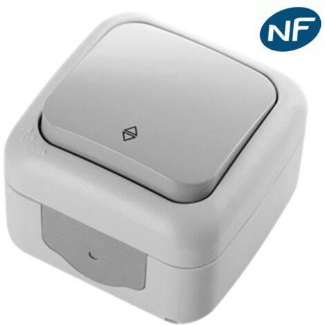 Va et vient étanche IP54 - Viko by Panasonic - Gris - NF