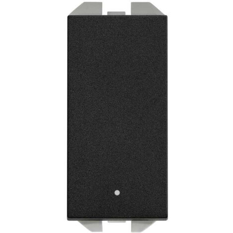 Va-et-Vient Étroit avec Voyant Intégré SIMON 270 SIMON 270 20001204 Noir mat