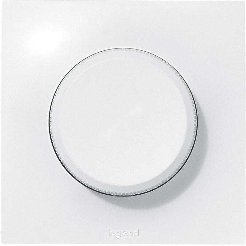 Legrand - Interrupteur variateur à bouton Neptune - 300W - Blanc
