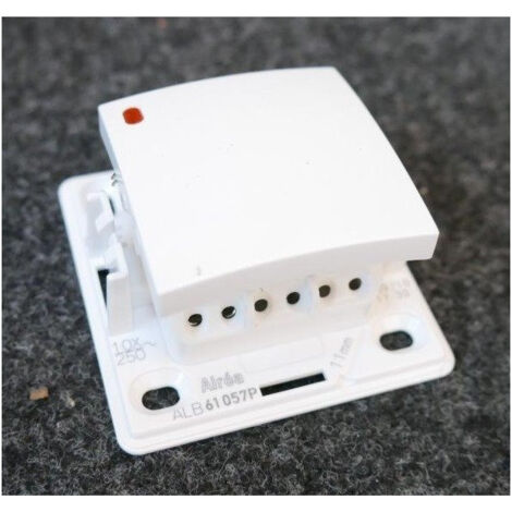 Va-et-vient lumineux 10A saillie (sans cadre) blanc polaire forte luminosité Alrea