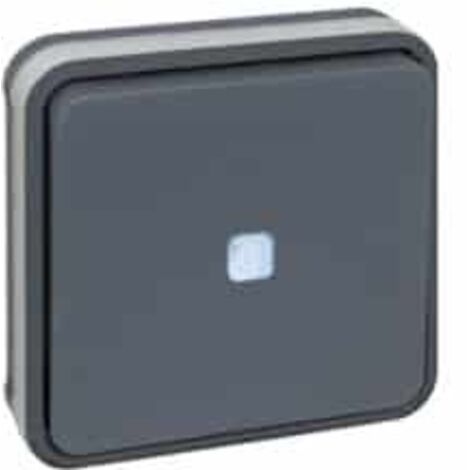 Va-et-vient lumineux étanche - Complet - Encastré - Gris - 60881 - Oxxo - Eur'Ohm