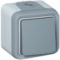 Va et vient / poussoir - saillie - étanche - Legrand Plexo - IP55 - LEGRAND