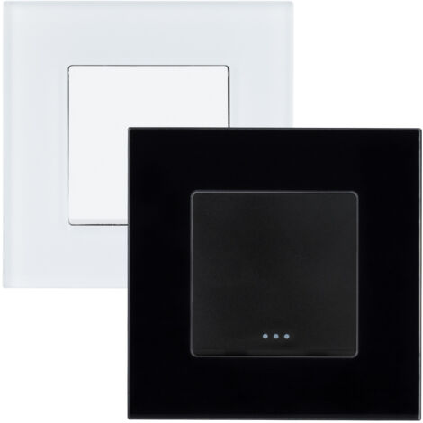 Va-et-Vient Simple avec Cadre PC Modern Noir - Noir