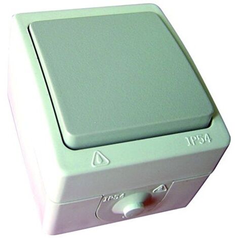 Va et vient simple - Gris Clair IP54 - Akya - Zenitech