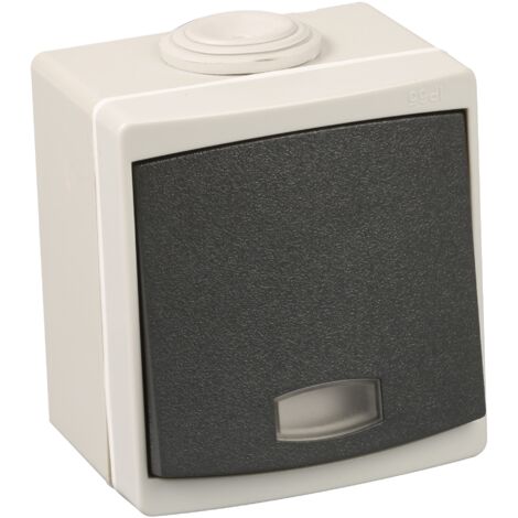 Va/Vient lumineux IP55 gris EUR'OHM 60701