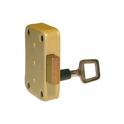 Vachette – Serrure de boîte aux lettres 3 gorges – Pêne dormant 30 mm – Canon 17 mm – Finition vernie – Pour installation à droite