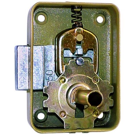 Vachette – Serrure électrique 70 façon PARIS – Canon 27 mm – Axe 30 mm – Sens droite – Acier – Finition bronze