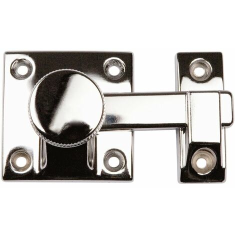Vachette – Targette à fléau chromé 53,5 mm – Finition résistante à la rouille – Installation rapide avec vis – Sécurité renforcée pour accès fréquent - DFA33050