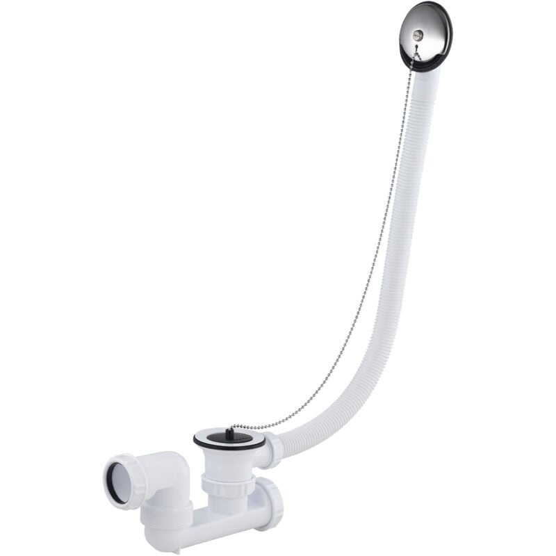 

vaciado manual de la bañera con tapón y cadena salida Ø40