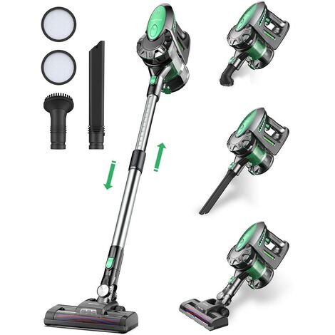 Vactidy Aspirapolvere Senza Fili V8,25KPa Scopa Elettrica Senza Fili Potente 4 in 1, Aspirapolvere Portatile Ultra-leggero, Autonomia 35 Min con Batteria Rimovibile