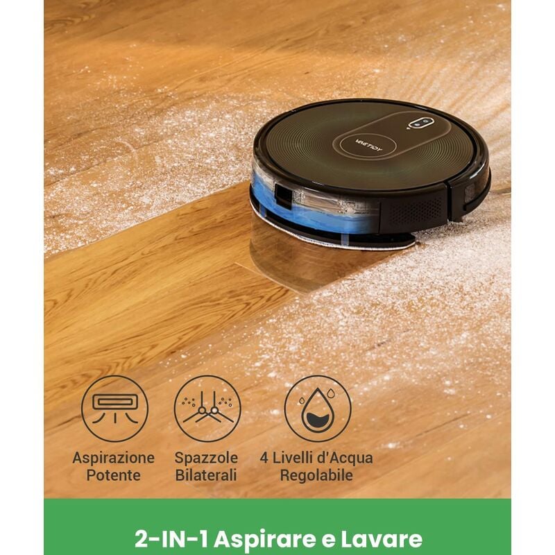 Robot Aspirapolvere Lavapavimenti,Nimble T8