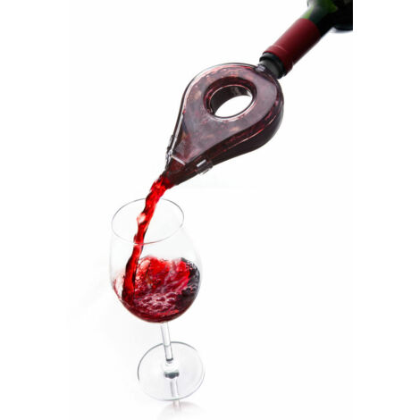 Vacu Vin 1854660 Weinausgießer schwarz transparentes Design