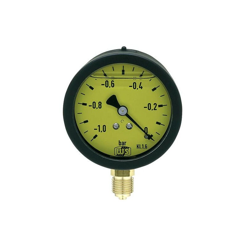 Banyo - Vacuometre avec amorti glycerine -1 - 0 bar 63mm 1/4' dessous