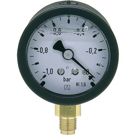 Vacuomètre Inox à bain glycérine 100